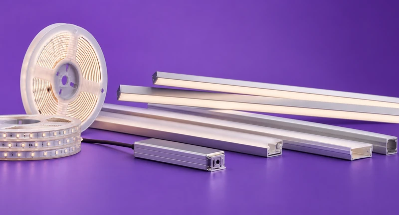 STRIPGLOW LED strips, cabinet light bars and aluminum profiles